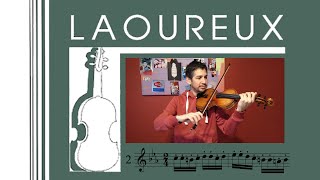 Laoureux Study on the Springing Bow 2  Allegretto  Violin Study [upl. by Anthiathia]