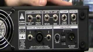 Bass Amplifier Head Bugera BVP5500 [upl. by Dall]