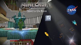 I went to the Moon in Minecraft [upl. by Lennard554]