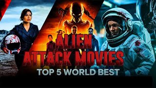 Top 5 Alien Attack Movies  Part 1  Movie Miners [upl. by Kinch221]