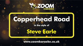 Steve Earle  Copperhead Road  Karaoke Version from Zoom Karaoke [upl. by Aceissej]