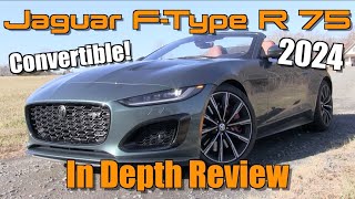 2024 Jaguar FType R 75 Convertible Start Up Test Drive amp In Depth Review [upl. by Callum]