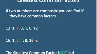 GCF or Relatively Prime Simplifying Math [upl. by Nylyram]