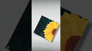 Sunflower canvas painting  art shorts [upl. by Kern912]