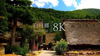 【白川郷 春夏秋冬】日本三大秘境の絶景を訪ねて  JAPAN in 8K [upl. by Sulihpoeht291]