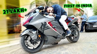 22 LAKH ki HAYABUSA INDIA FIRST GREY COLOUR ON YOUTUBE [upl. by Gothard]