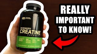 Worth It Optimum Nutrition Micronized Creatine Monohydrate Capsules QUICK amp Honest Thoughts [upl. by Lundin]