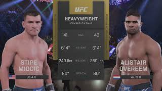 EA SPORTS UFC 5 Stipe Miocic vs Alistair Overeem [upl. by Oeflein]