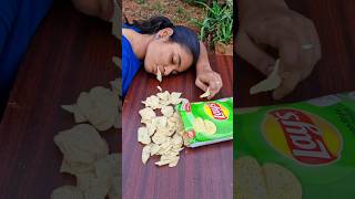 LAYS EATING HACK😋😱TomampJerry 🤣DiyaIshwarya shorts viralvideo [upl. by Inal731]