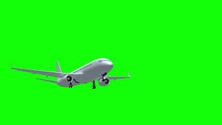 Airplane flying green screen effect video [upl. by Esten]