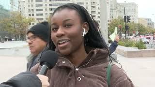 Empower protestors gather at Freedom Plaza today [upl. by Haymes756]