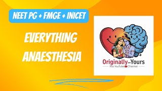 Everything Anaesthesia Rapid Revision Part1 neetpg inicet fmge [upl. by Azrim400]