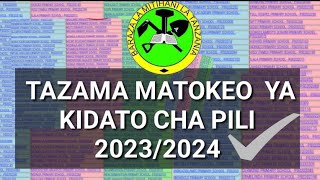 Necta Matokeo ya Kidato cha PILI 20232024 FTNA RESULTS [upl. by Janetta974]