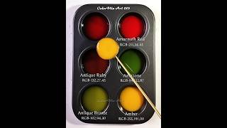 ColorMix Art 019 colormixing satisfying color art artreels painting asmr ams slime [upl. by Lukas831]