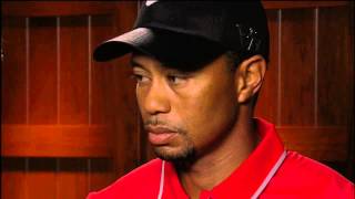 Tiger Woods postmasters interview [upl. by Akehsal]