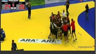 EHF U20 Europameisterschaft 2014  Finale  Nach dem Spiel [upl. by Airekal842]