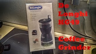 DeLonghi KG49 Electric Coffee Grinder [upl. by Enilram]