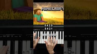 🎹MINECRAFT PIANO THEME TUTORIAL piano tutorial Играл хоть раз 👇🏻👇🏻👇🏻 [upl. by Sands]