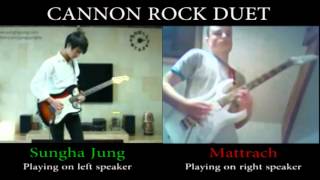 Canon Rock Duet  Sungha Jung VS Mattrachwmv [upl. by Armmat]