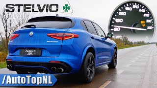 Alfa Romeo Stelvio Quadrifoglio 510HP SOUND amp 0100KMH ACCELERATION by AutoTopNL [upl. by Cutcheon473]