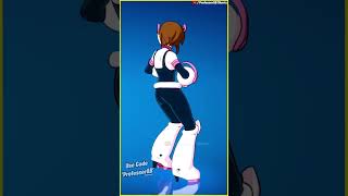 Fortnite Dimentional Emote Ochaco Skin Thicc 🍑😍🥵 [upl. by Alleuqcaj]