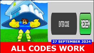 ALL CODES WORK Lifting Training Simulator ROBLOX  September 27 2024 [upl. by Guendolen974]