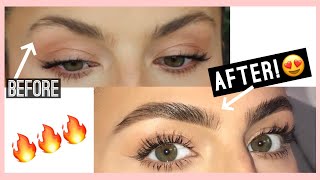 How To Groom Shape amp Tint Your Brows In Quarantine  Full Fluffy HD Style Brows At Home [upl. by Johathan]