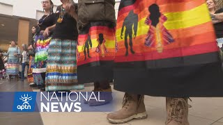 National Ribbon Skirt Day celebrated across the country  APTN News [upl. by Nalda]