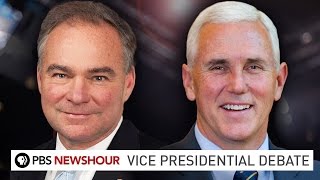 Watch the 2016 Vice Presidential Debate between Mike Pence and Tim Kaine [upl. by Prosser]