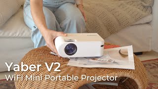 Yaber V2 WiFi Mini Portable Projector [upl. by Akitahs]