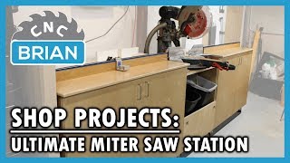 Shop Projects Ultimate Miter Saw Station [upl. by Henebry]