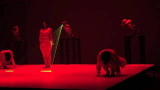 ELEVENPLAY x RZM quotrayquot dance with robots and lasers [upl. by Hasila]