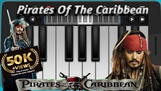 Pirates Of The Caribbean Theme On Piano  Jack Sparrow Song  Walk Band Piano Tutorial [upl. by Haney]