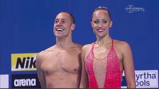 USA wins first Mixed Synchro Swim Champs  Universal Sports [upl. by Reltuc]