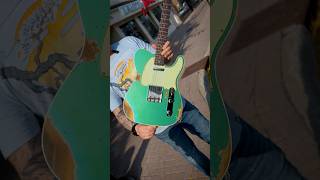 Fender 59 Tele Custom Super Faded Aged British Racing Green guitars fender tele shorts [upl. by Haleeuqa103]