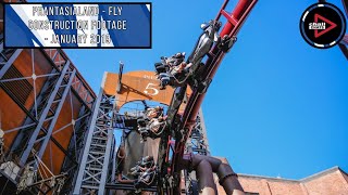 FLY Construction Footage  January 2019  Phantasialand  Chall Chats [upl. by Lisle]