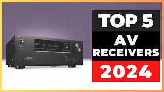 Best AV Receivers 2024 watch before you buy [upl. by Tnecillim310]