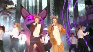 일비스Ylvis  The Fox at 2013 MAMA [upl. by Reffotsirk343]