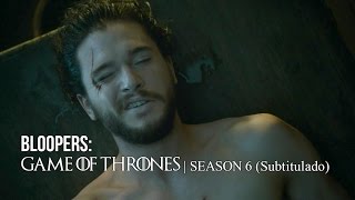 BLOOPERS Game of Thrones  Season 6 Subtitulado [upl. by Soutor]