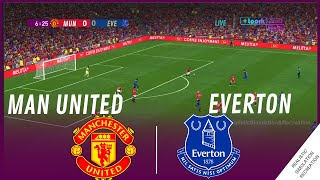 Manchester United vs Everton  Premier League Mar 8 2024 • Videogame Simulation [upl. by Oivlis]