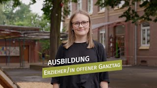 Interview zur Ausbildung zur Erzieherin offenen Ganztagsschulen [upl. by Arymas]