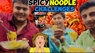 Spicy Noodle eating challenge  Nadir vlog [upl. by Darrow]