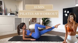 10MIN everyday pilates ab workout  small waist  flat stomach  no repeats [upl. by Aiva886]