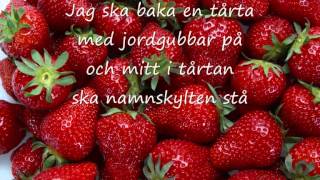 Majas alfabet J  Jordgubbe med text [upl. by Waterer]