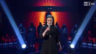 The Voice IT  Serie 2  Live 1  Suor Cristina Scuccia canta quotWhat a feelingquot [upl. by Ennovehs]