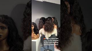 Human hair wig deal welcome to rockgirlhair factory👍🏽wigmaker gluelesswig lacewigs humanhair [upl. by Bret]