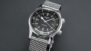 One of the Most Attractive Heritage Dive Watches  Longines Legend Diver Review [upl. by Nazler]