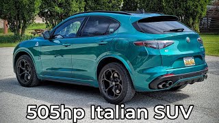 2024 Alfa Romeo Stelvio Quadrifoglio Review  The Best Drivers SUVCUV [upl. by Ysle]