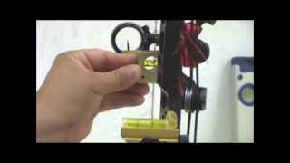 TRU BALL ARCHERY  Leveling AXCEL Achieve or AX Series Sight [upl. by Barden]