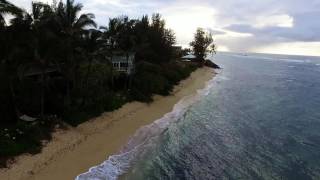 Waialua Beach  Oahu Hawaii  DJI Phantom 3 [upl. by Bourn805]